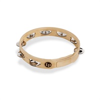 LP381-S [Accent Single Row Wood Tambourine 10 - Steel Jingles]