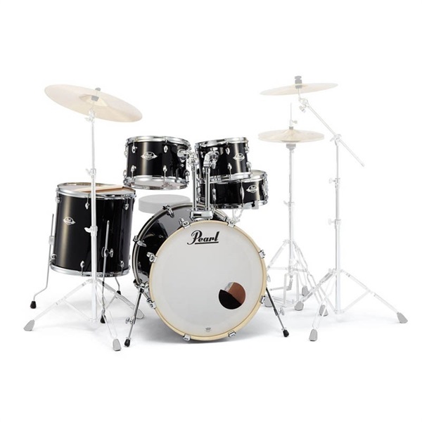 Pearl EXX725SP/C #31 [EXPORT スタンダードサイズドラムシェルセット / Jet Black]【シンバル＆ハードウェア＆スティック別売】