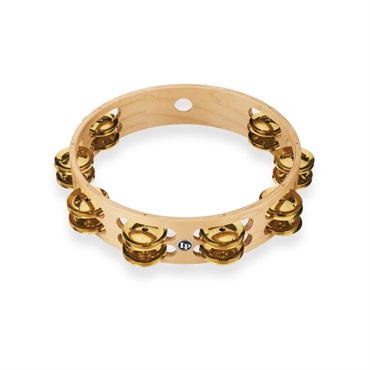 LP LP382-C [10 Wood Tambourine Double Row with Copper