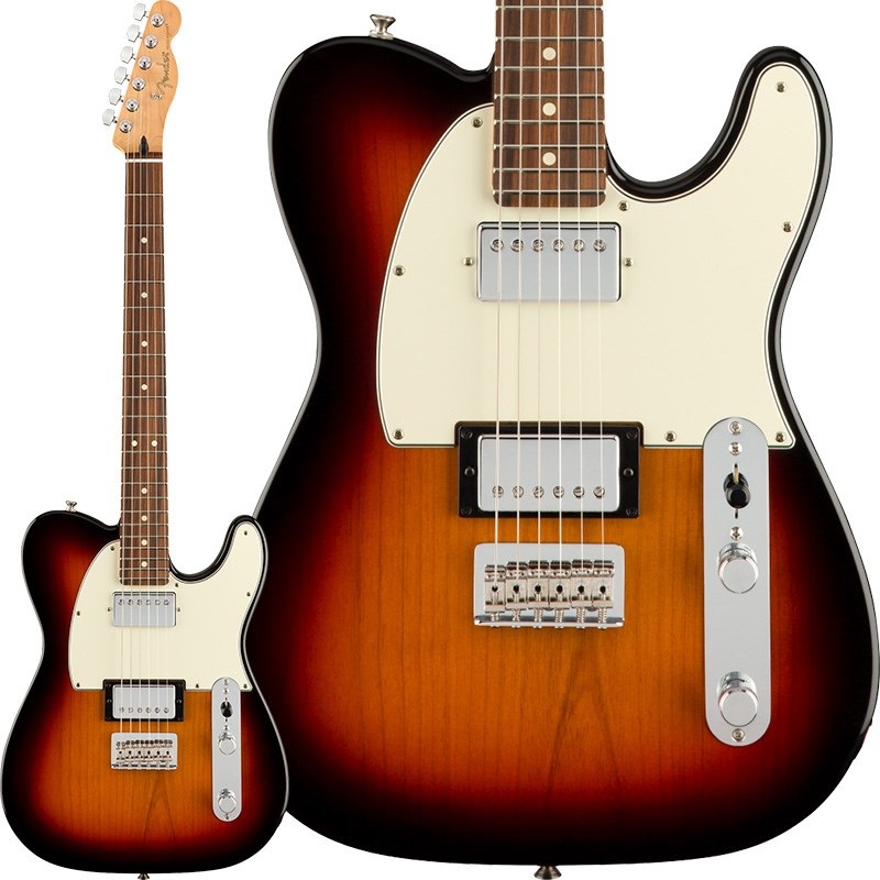 Fender MEX Player Telecaster HH (3-Color Sunburst/Pau Ferro) [Made In Mexico]