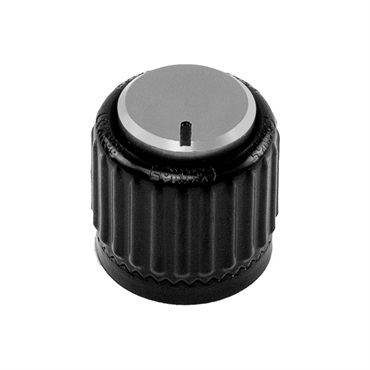D’Addario LokNob Large - Black/Silver [PW-LNL-01BS]