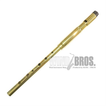 その他ブランド(管楽器・吹奏楽器) 【お取り寄せ品】 Michael Burke Tin Whistle C Brass (ティン・ホイッスル C管 真鍮製)