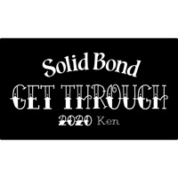 【PREMIUM OUTLET SALE】 Sticker GET THROUGH Black