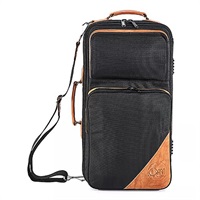 【ブラックフライデーセール】ガードバッグス / エリートシリーズ 5-ECSK トランペット用トリプル ケース / ブラック コーデュラ ナイロン・ブラウン レザー トリム