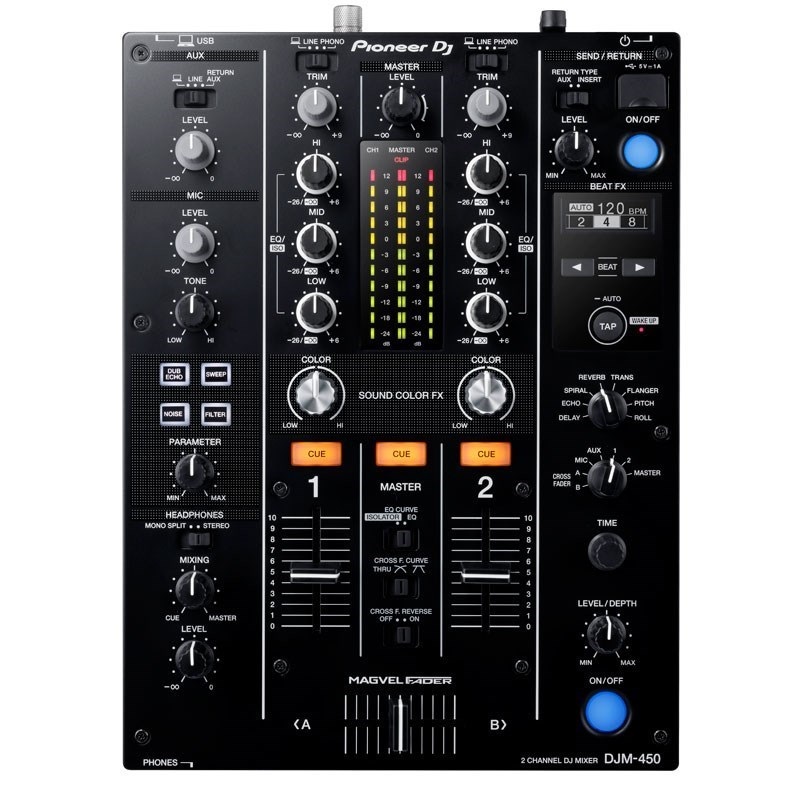 Pioneer DJ DJM-450 【rekordbox対応 2ch DJミキサー】 ｜イケベ楽器店