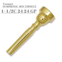バック / SYMPHONIC MOUTHPIECE 1-1/2C 24 24 GP トランペット用 マウスピース