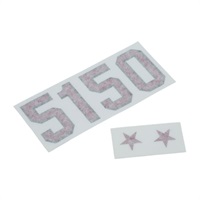 5150 DECAL WITH STARS