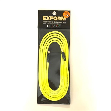 EXFORM PREMIUM USB CABLE for DJs 3.0m 【DJUSB-3M-CtoB】