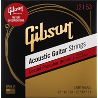 Coated Phosphor Bronze Acoustic Guitar Strings [SAG-CPB12 Light]