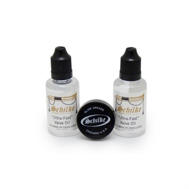 シルキー / Ultra-Fast Valve Oil (2個) & SLIDE GREASE (1個) セット　【セットがお買い得!!】
