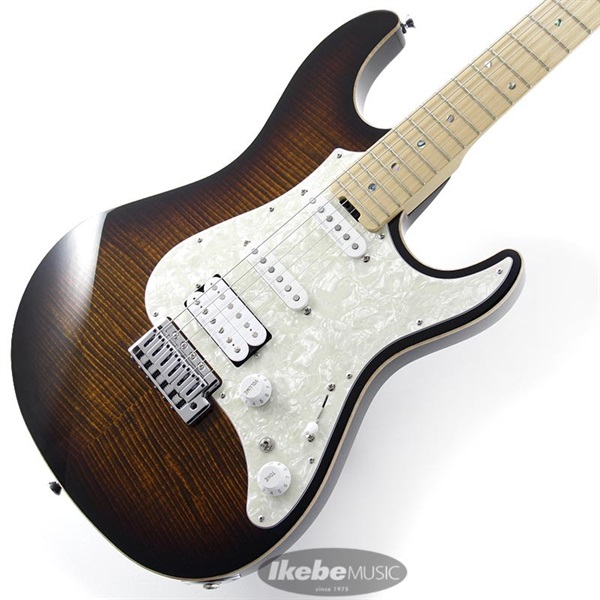 ESP SNAPPER-CTM-FM/M (Tiger Eye Sunburst w/Brown Pearl Black