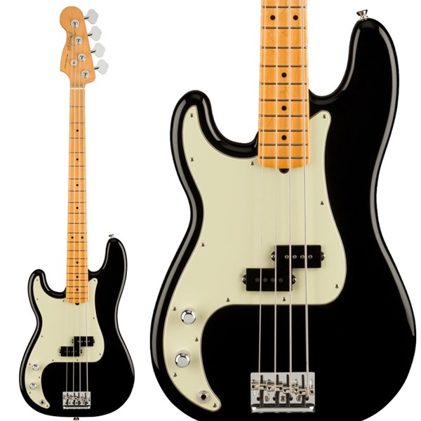 【入荷待ち、ご予約受付中】 American Professional II Precision Bass LEFT-HAND (Black/Maple)の商品画像