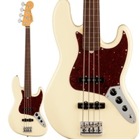 American Professional II Jazz Bass FRETLESS (Olympic White/Rosewood)