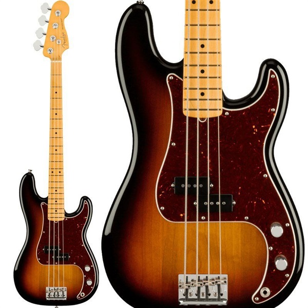 【入荷待ち、ご予約受付中】 American Professional II Precision Bass (3-Color Sunburst/Maple)の商品画像