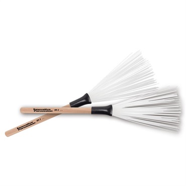 Innovative Percussion BR-3 [Fixed Wood Handle Nylon Brushes / Medium]