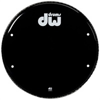 DW-DH-GB18K [Single Ply Gloss Black Vented Bass Drum Head 18]【お取り寄せ品】