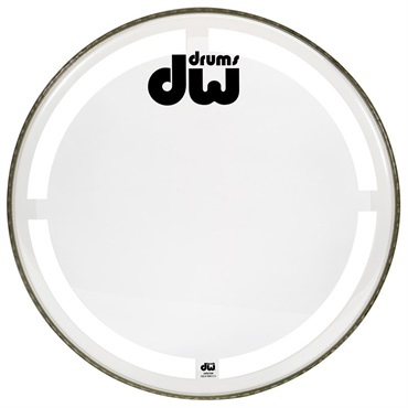 dw DRDHCC24K [Single Ply Coated Clear Bass Drum Head / 24inch]