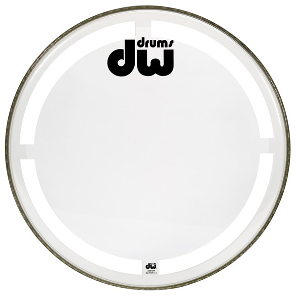 dw DRDHCC24K [Single Ply Coated Clear Bass Drum Head / 24inch]