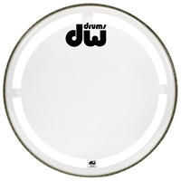 DRDHCC24K [Single Ply Coated Clear Bass Drum Head / 24inch]