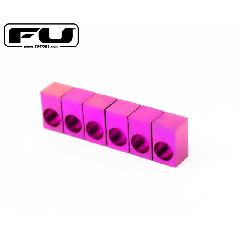 FU-Tone Titanium Saddle Insert Set (6) - PURPLE