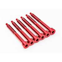 Titanium String Lock Screw Set (6) - RED
