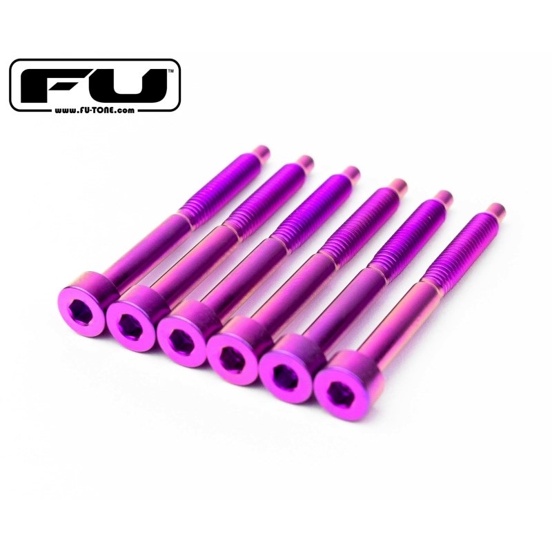 FU-Tone Titanium String Lock Screw Set (6) - PURPLE