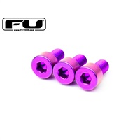 Titanium Nut Clamping Screw Set (3) - PURPLE