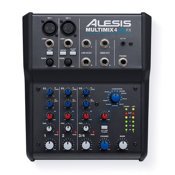 ALESIS MULTIMIX 4 USB FX　【USB端子内蔵コンパクトアナログミキサー】