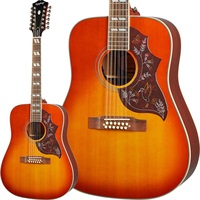 【数量限定エピフォン・アクセサリーパック・プレゼント】Masterbilt Inspired by Gibson Hummingbird 12-String (Aged Cherry Sunburst Gloss)エピフォン