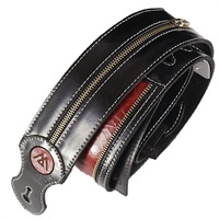 ZIP (Black & Red Leather) [LM21NR]