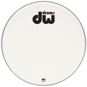 dw DRDHAW24K [AA Two-Ply Smooth White Drum Head / 24inch]