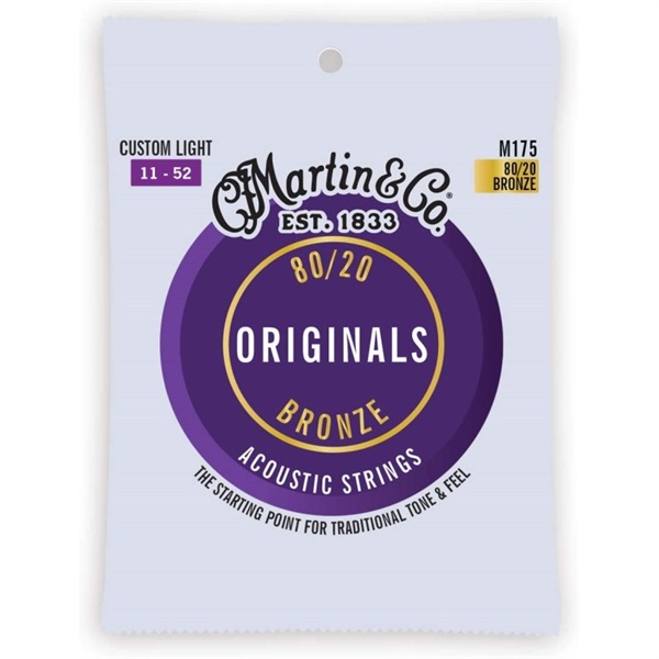 MARTIN ORIGINALS 80/20 BRONZE M175 [Custom Light/11-52]