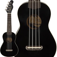 VENICE SOPRANO UKULELE Black 【チョイキズ特価】