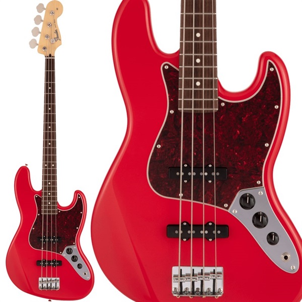 Fender Made in Japan 【入荷待ち、ご予約受付中】 Hybrid II Jazz Bass (Modena Red/Rosewood)