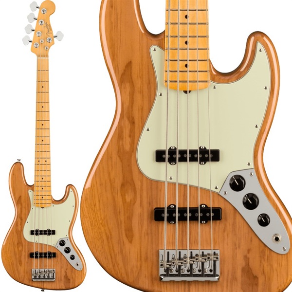 American Professional II Jazz Bass V (Roasted Pine/Maple)【値上げ前旧価格品】の商品画像