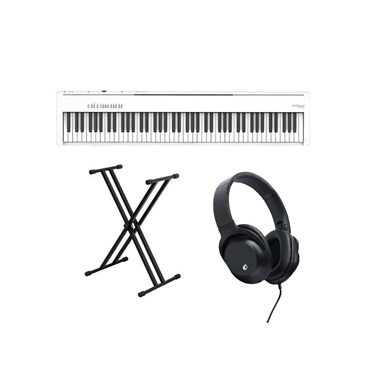 Roland FP-30X-WH + X型スタンドセット【ヘッドホン・お手入れクロス付】※配送事項要ご確認(電子ピアノ)