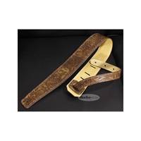 Handmade Leather Straps Leather & Leather Series 2.5inch Standard Tail 【 Western Brown / Cream 】