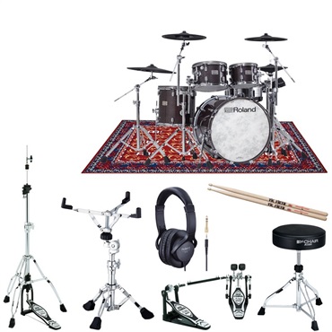 Roland VAD706 GE TAMAハードウェアセット [V-Drums Acoustic Design / Gloss Ebony]