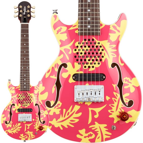 WS-MINI ALOHA(Pink & Yellow Aloha)[Produced by Ken Yokoyama]【横山健プロデュースブランドWoodsticsの第一弾モデル！】の商品画像