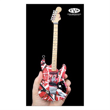 OFFICIAL EDWARD VAN HALEN MINI GUITARS EVH MINI GUITARS(Red-White