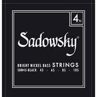 【旧定価品最終入荷】ELECTRIC BASS STRINGS Bright Nickel 4ST(45-105) SBN45/Black