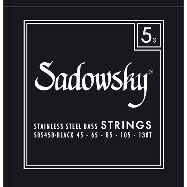 ELECTRIC BASS STRINGS Stainless Steel 5ST(45-130T) SBS45B/Blackの商品画像