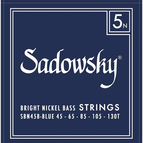 ELECTRIC BASS STRINGS Bright Nickel 5ST(45-130T) SBN45B/Blueの商品画像