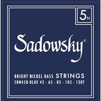 ELECTRIC BASS STRINGS Bright Nickel 5ST(45-130T) SBN45B/Blue