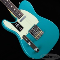 American Professional II Telecaster Left-Hand (Miami Blue/Rosewood)