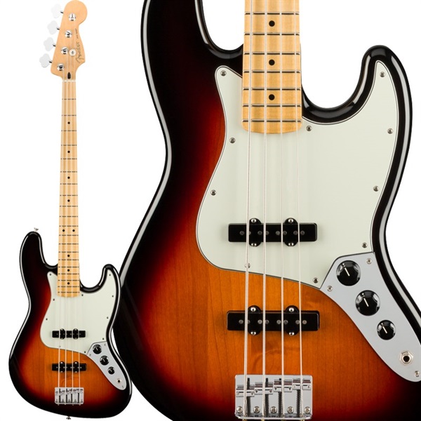 Fender MEX Player Jazz Bass (3-Color Sunburst/Maple) ｜イケベ楽器 