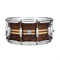 S1-6514W-MI [Full Range Snare Drums / Walnut with Maple Inlay 14 x 6.5]