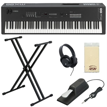 YAMAHA MX88 BK［初心者向け☆キーボード入門セット♪］※配送事項要ご確認