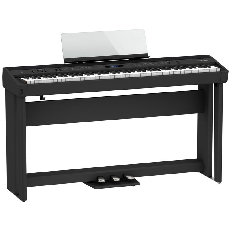 Roland 【お取り寄せ商品】FP-90X-BK【スタンド＆ペダルユニットセット】(電子ピアノ)