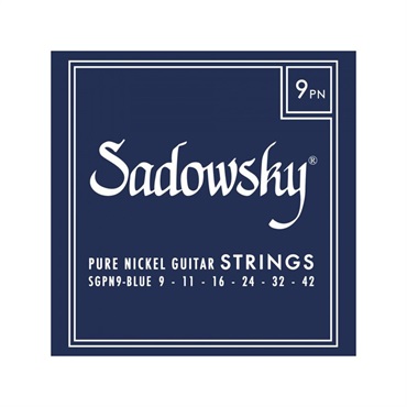 Sadowsky Blue Label Guitar String Set， Pure Nickel - 009-042